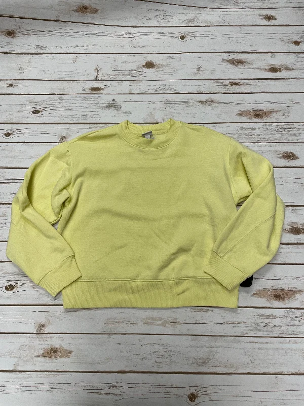 basalt sweatshirts dark shine -Sweatshirt Crewneck By A New Day In Yellow, Size: S