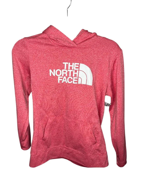 sweatshirts with shell trim -Sweatshirt Hoodie By The North Face In Red, Size: M