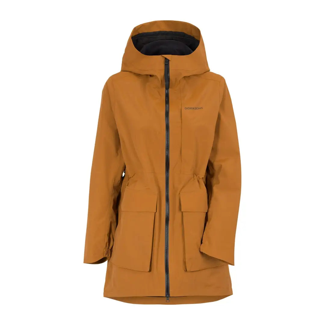 jacket teens cosmic ochre -Didriksons Lana Womens Parka 2