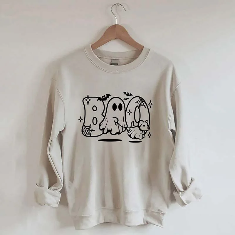 sweatshirts teens solar ochre -BOO Ghost Walking Dog Sweatshirt