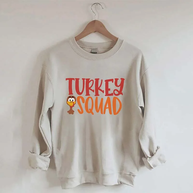 tweed-jute sweatshirts classic -Turkey Squad Sweatshirt