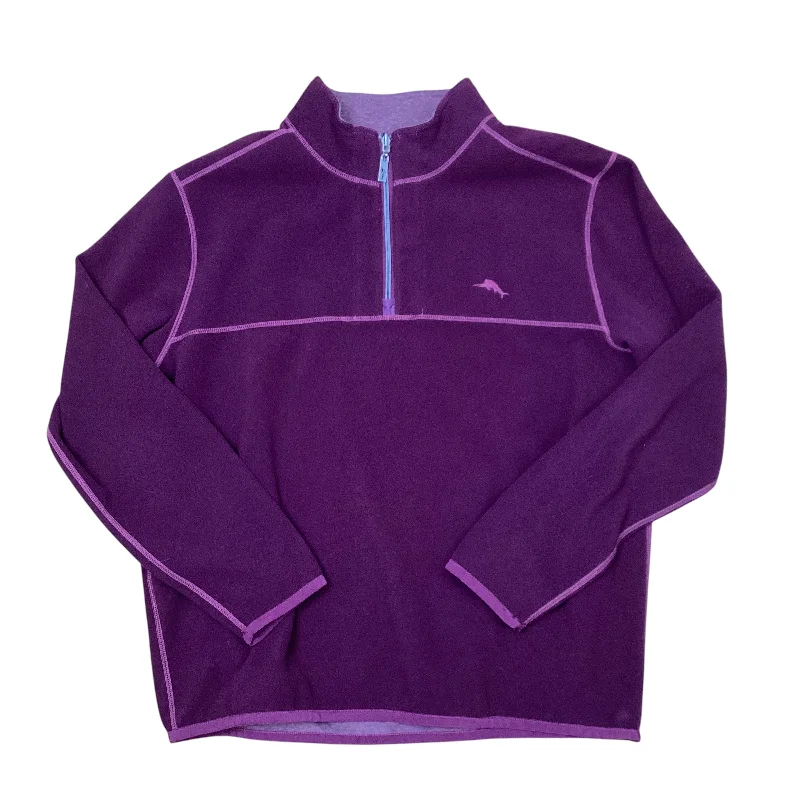 sweatshirts men trail splice -Sweatshirt Collar By Tommy Bahama In Purple, Size: Xl