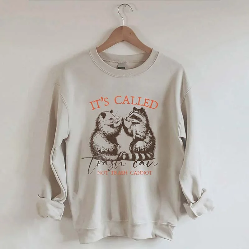 sweatshirts with scalloped trim -Possum Sweatshirt