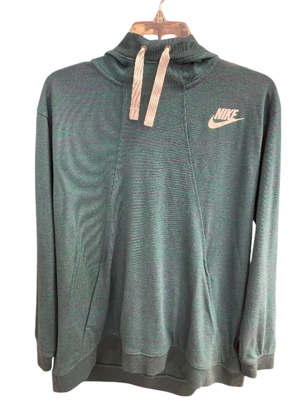 sweatshirts men outback twill -Sweatshirt Hoodie By Nike In Green, Size: L