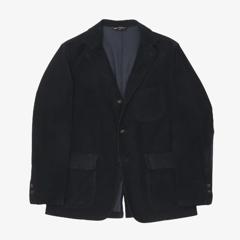 jacket with draped trim -Corduroy Ivy Jacket