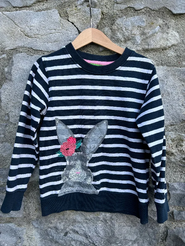 long sweatshirts adventure chic -Stripy bunny sweatshirt   5-6y (110-116cm)