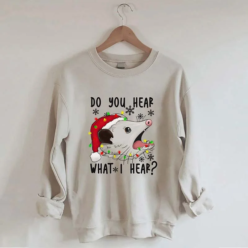 sweatshirts men nomad grid -Do You Hear What I Hear Sweatshirt