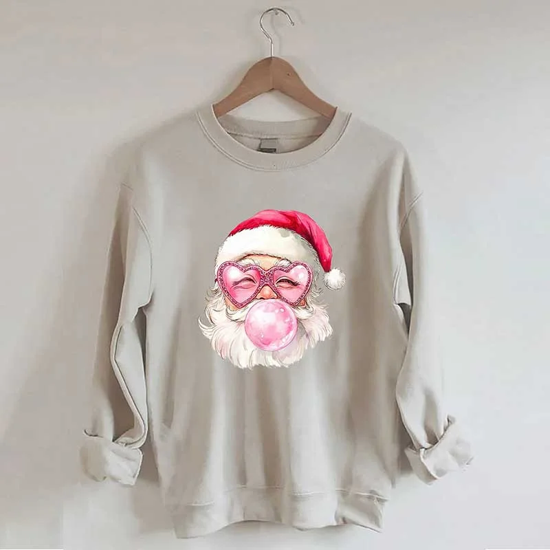 sweatshirts men nomad splice -Vintage Santa Christmas Sweatshirt