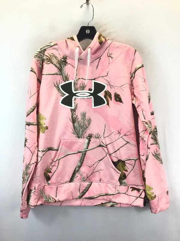 long sweatshirts cozy trek -Sweatshirt Hoodie By Under Armour In Pink, Size: M