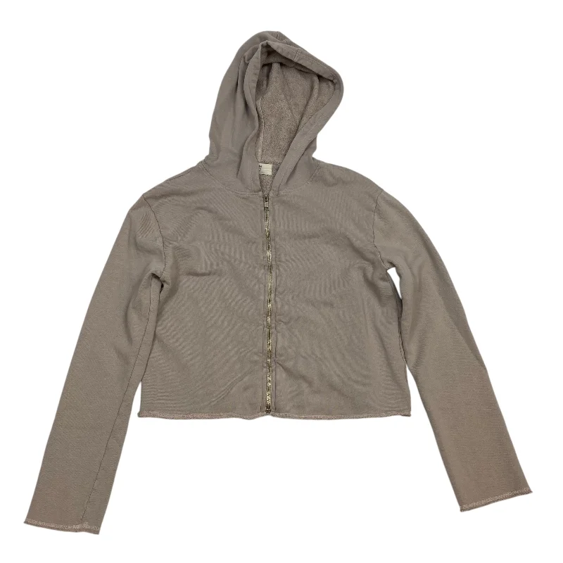 sweatshirts men trail grid -Sweatshirt Hoodie By T.la In Tan, Size: Xsp