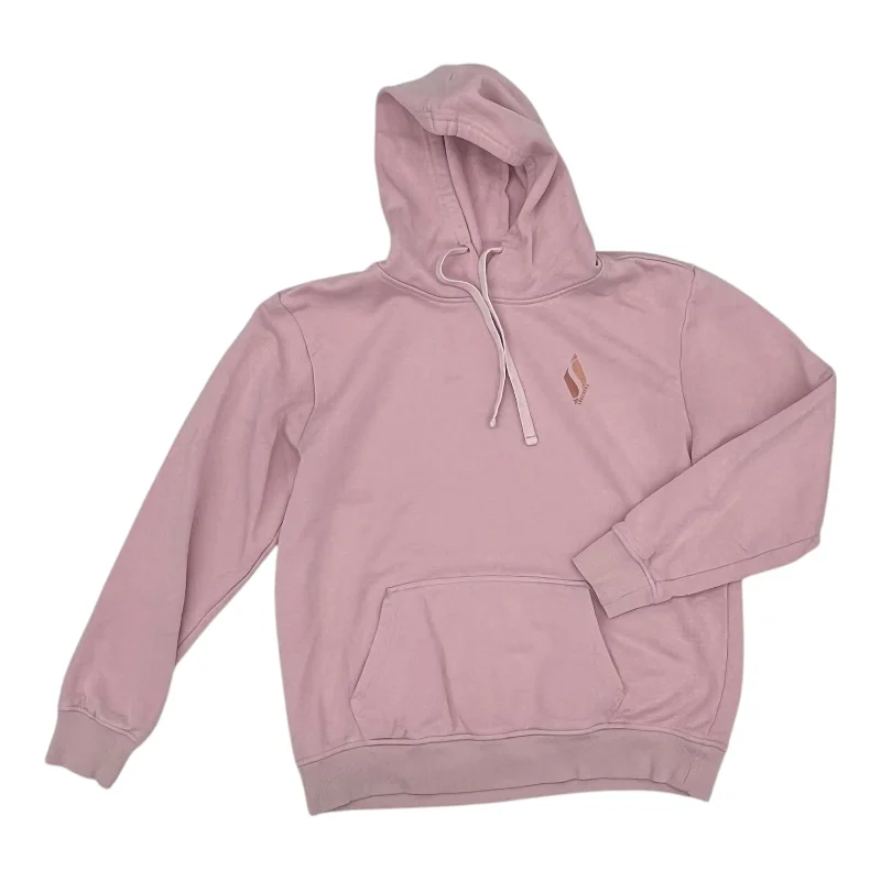 sweatshirts with ruched hem -Sweatshirt Hoodie By Skechers In Pink, Size:M