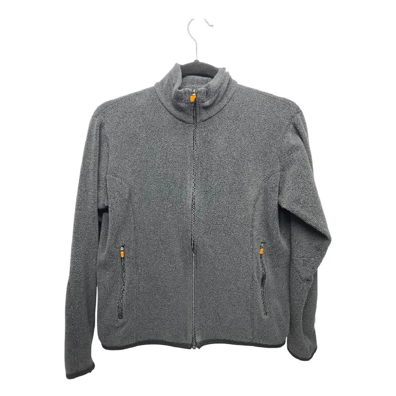 leather-jute sweatshirts hybrid -Sweatshirt Collar By Nike Apparel In Grey, Size: S