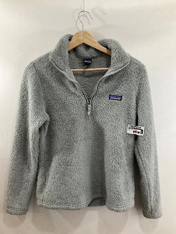 cotton-jute sweatshirts soft -Sweatshirt Collar By Patagonia In Grey, Size: S