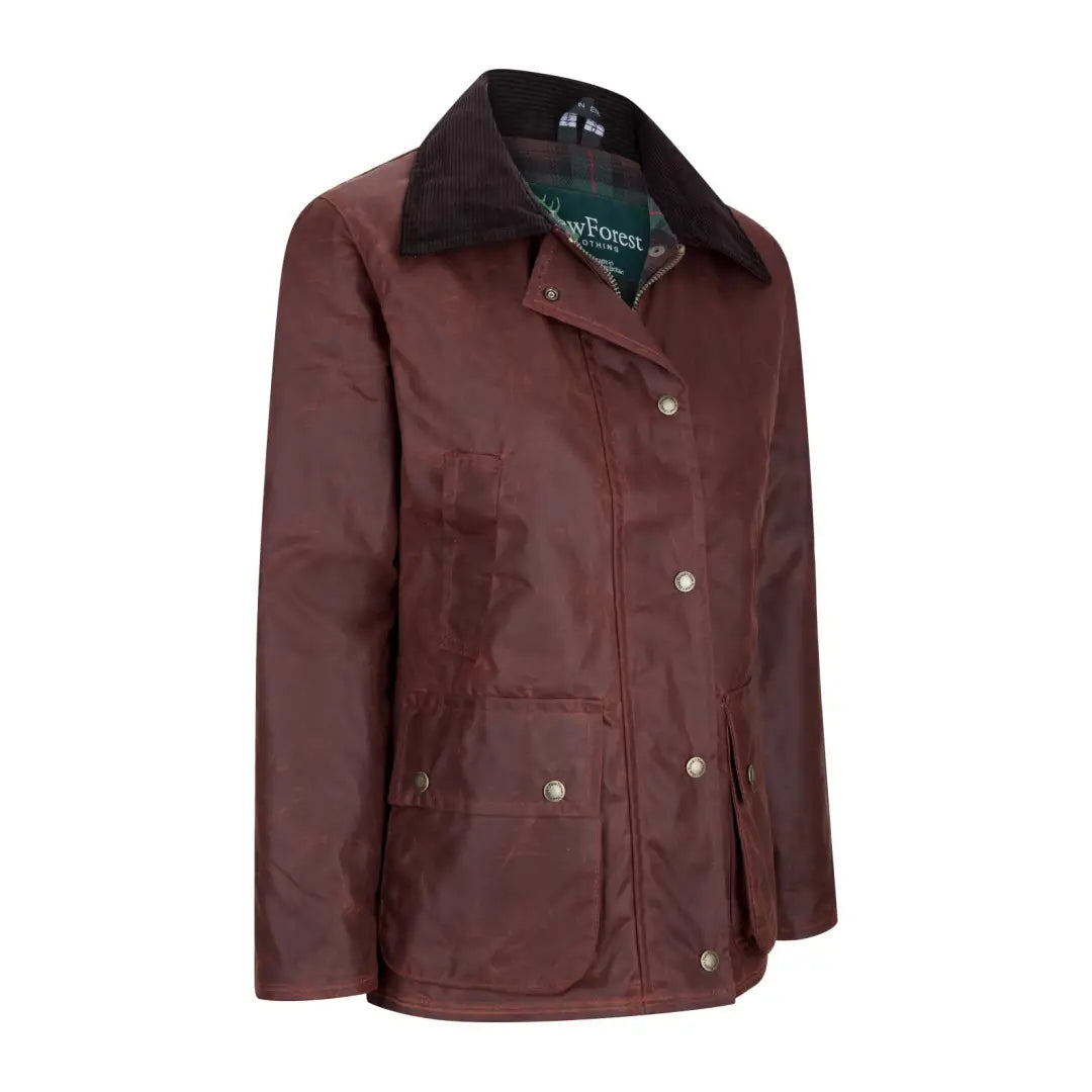 sienna jacket earthy shine -Ladies Antique Wax Jacket