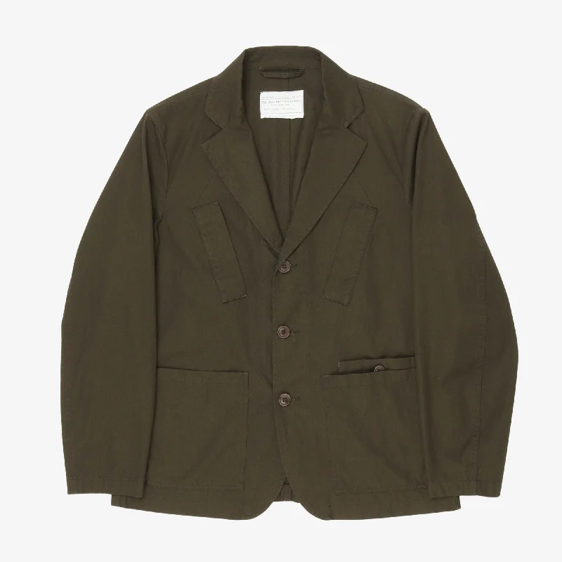 jacket men trail grid -Utility Blazer