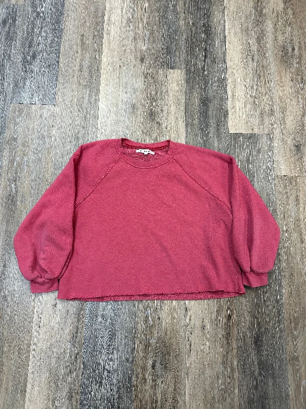 sweatshirts men nomad grid -Sweatshirt Crewneck By Xirena In Red, Size: S