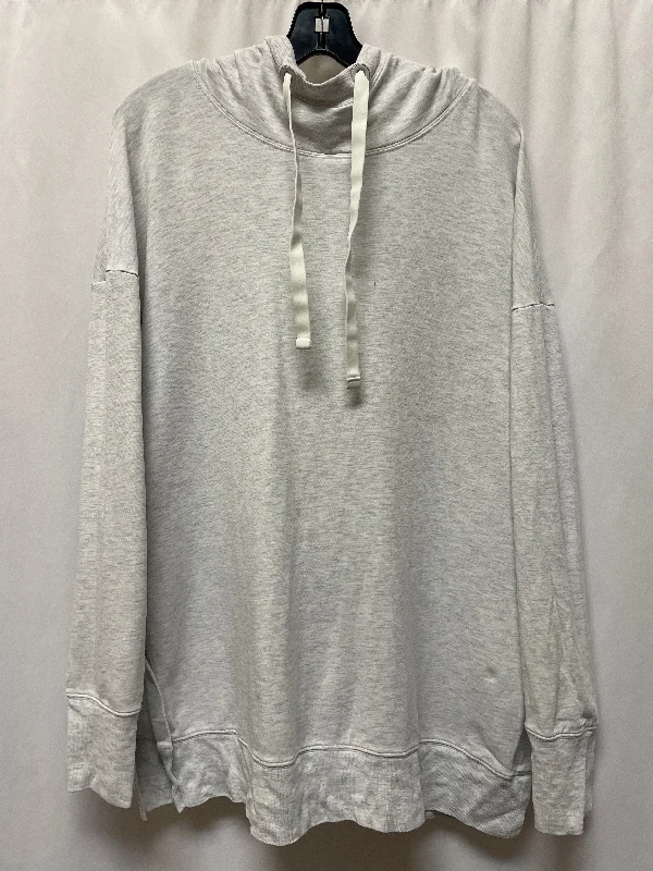 basalt sweatshirts dark sheen -Sweatshirt Hoodie By Athleta In Grey, Size: Xl