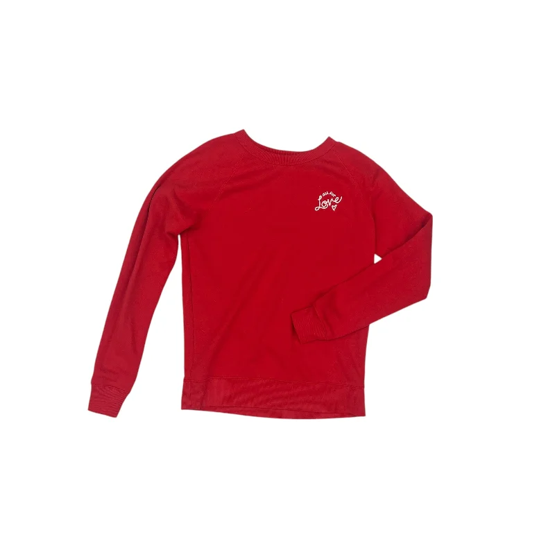 sweatshirts women soft sage -Sweatshirt Crewneck By Old Navy In Red, Size:Xs