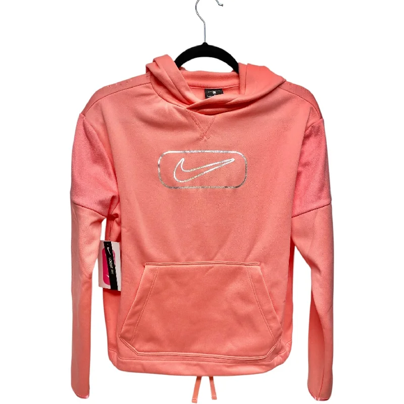 silk-jute sweatshirts luxe -Sweatshirt Hoodie By Nike Apparel In Orange, Size: Xs