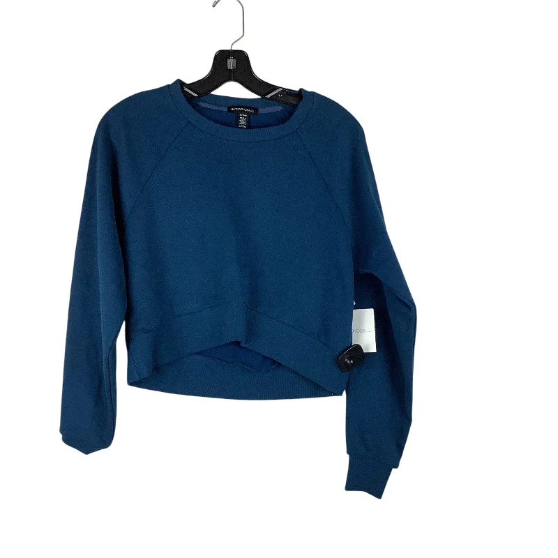 clove sweatshirts rich shine -Sweatshirt Crewneck By Beyond Yoga In Blue, Size: Xs