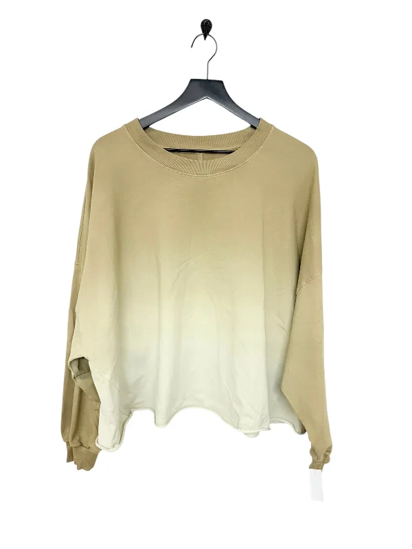 basalt sweatshirts dark sheen -Sweatshirt Crewneck By Lululemon In Tan, Size: L