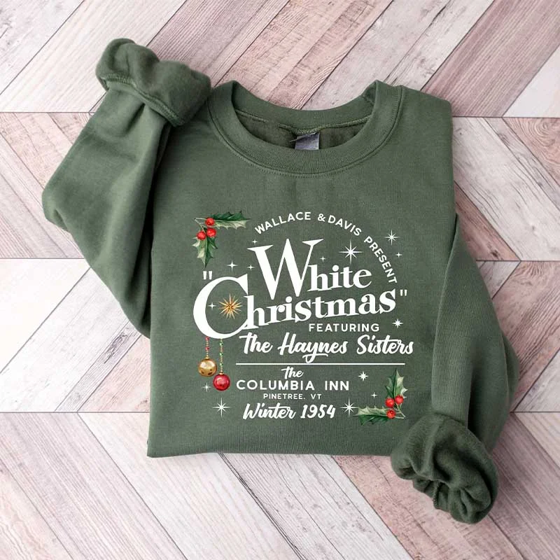 sweatshirts women dusk sage -White Christmas Movie 1954 Sweatshirt