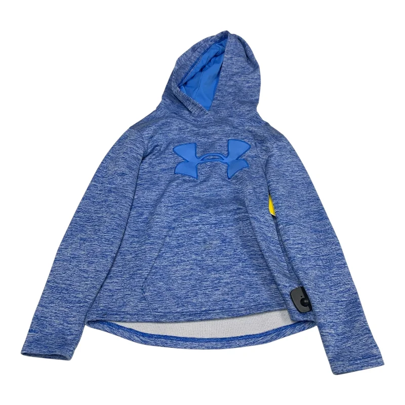 saffron sweatshirts vibrant tone -Athletic Sweatshirt Hoodie By Under Armour In Blue, Size: Xs