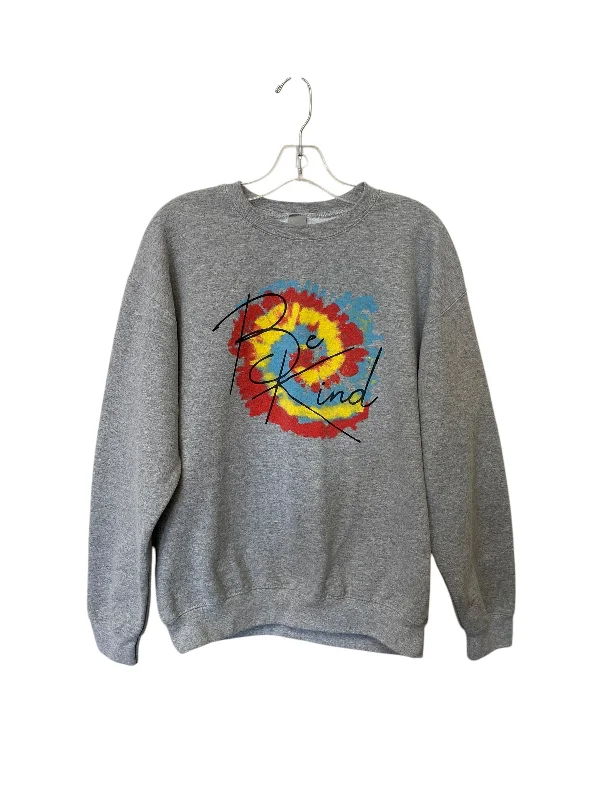 sweatshirts women arctic dune -Sweatshirt Crewneck By Gildan In Grey, Size: M