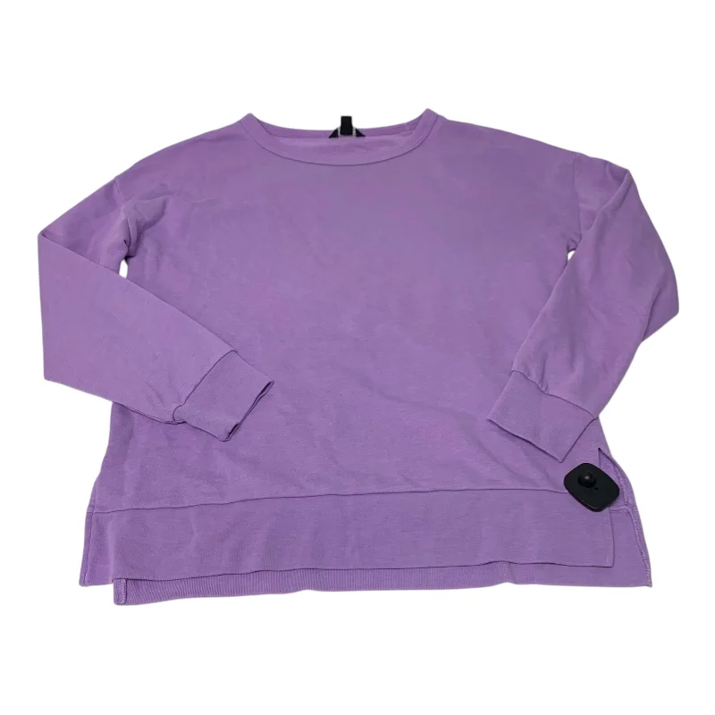 boucle-ramie sweatshirts plush -Sweatshirt Crewneck By Buffalo David Bitton In Purple, Size: S