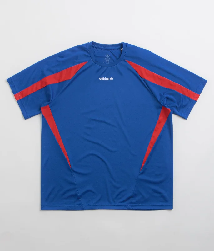 gold pop t-shirts -Adidas Teamgeist Jersey - Team Royal Blue / Better Scarlet