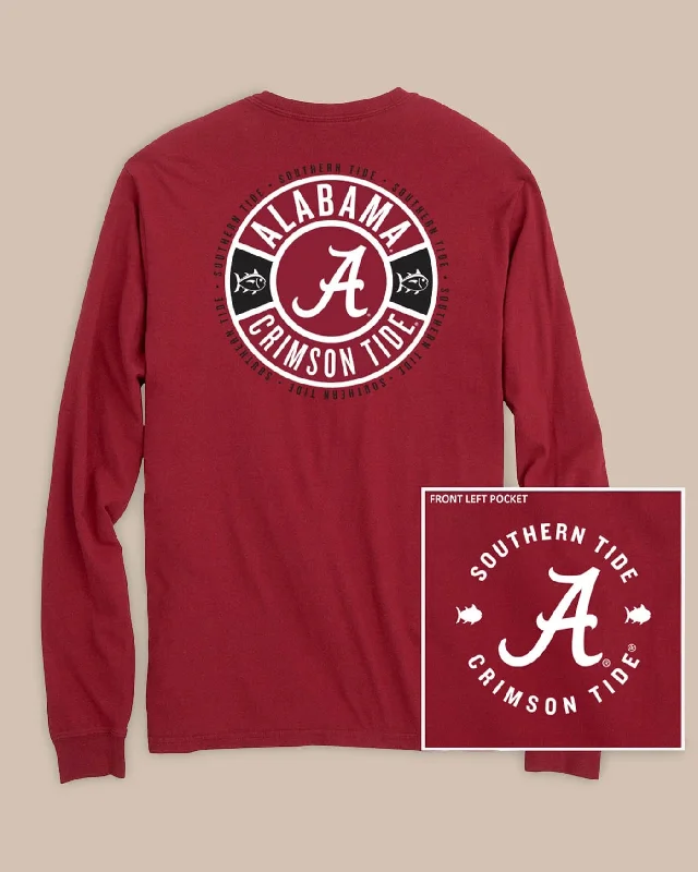 olive active t-shirts -Alabama Crimson Tide Ring Badge T-Shirt