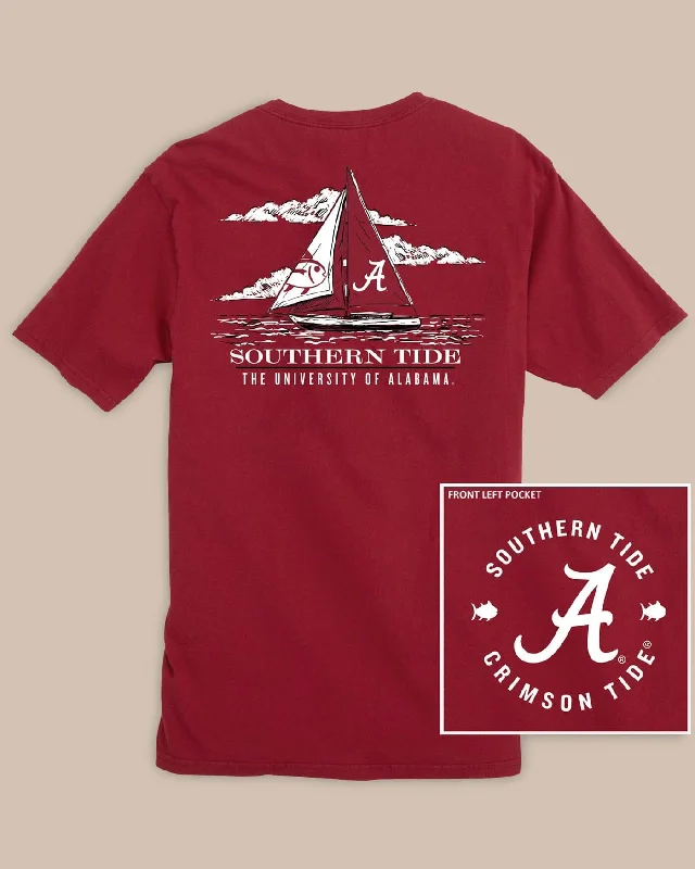 moss stretch t-shirts -Alabama Crimson Tide Skipjack Sailing T-Shirt