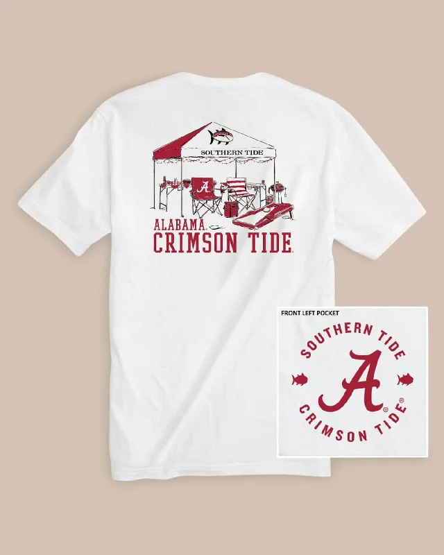 rust laid-back t-shirts -Alabama Crimson Tide Tailgate Time T-Shirt