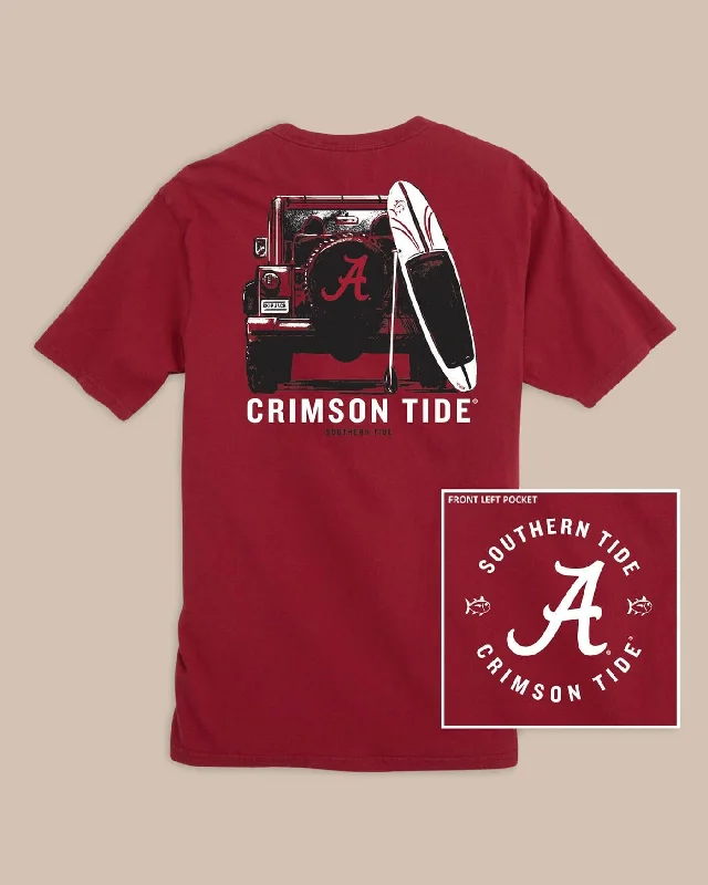 classic sport t-shirts -Alabama Crimson Tide Road Trip Short Sleeve T-Shirt