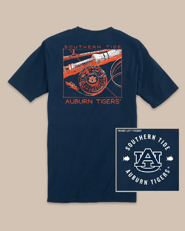 plus stretch t-shirts -Auburn Tigers Gameday Fly Reel T-Shirt