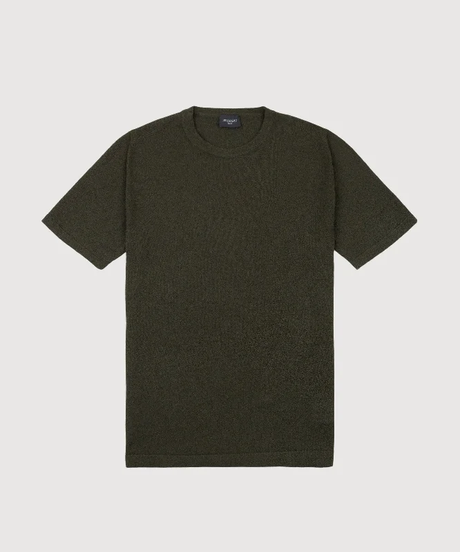 mustard eye-catching t-shirts -Boucle T- Shirt