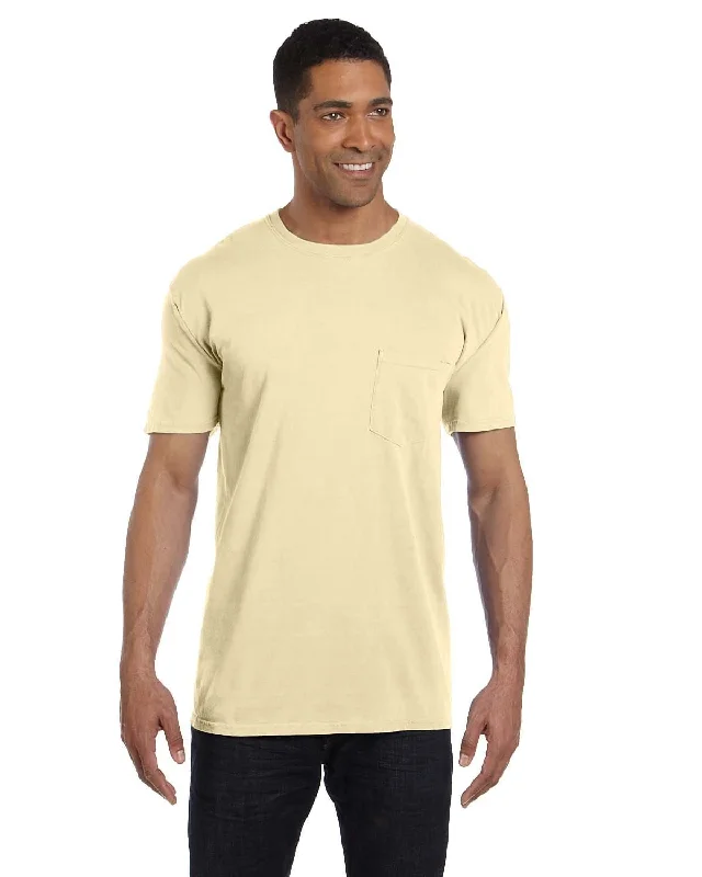 wave flash t-shirts -Comfort Colors Garment-Dyed Pocket T-Shirt | Banana