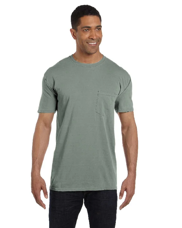 shale stretch t-shirts -Comfort Colors Garment-Dyed Pocket T-Shirt | Bay