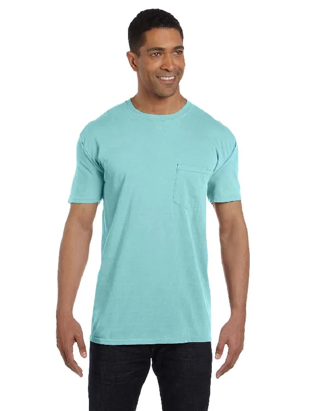 nickel flash t-shirts -Comfort Colors Garment-Dyed Pocket T-Shirt | Chalky Mint