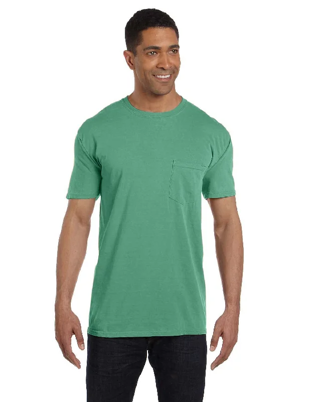 curve flash t-shirts -Comfort Colors Garment-Dyed Pocket T-Shirt | Island Green