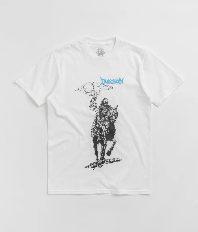 ruby ripple t-shirts -Dungeon Knight Castle T-Shirt - White