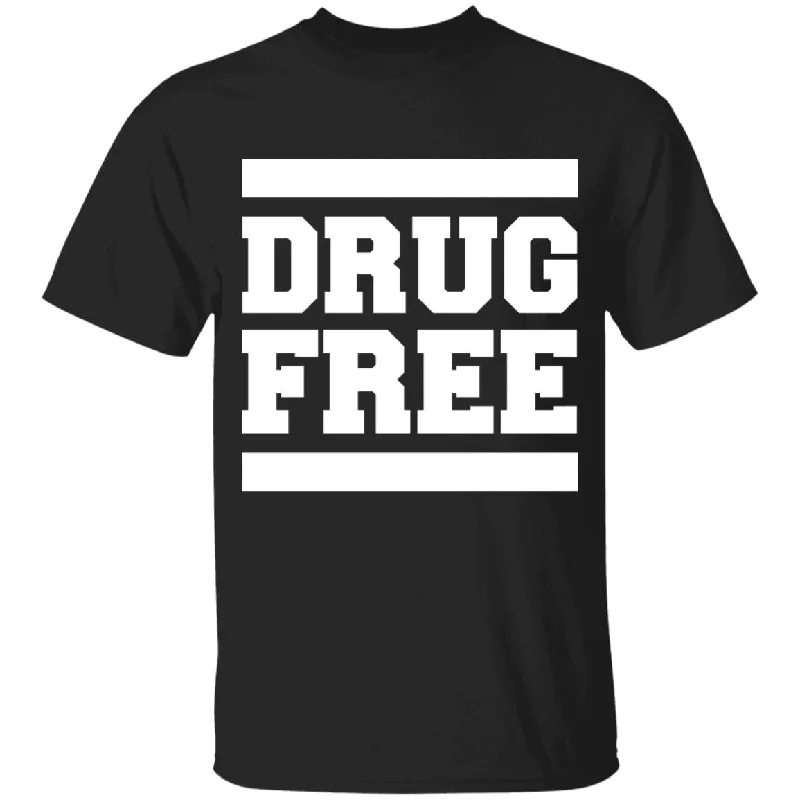 vivid stretch t-shirts -Drug Free T-Shirt