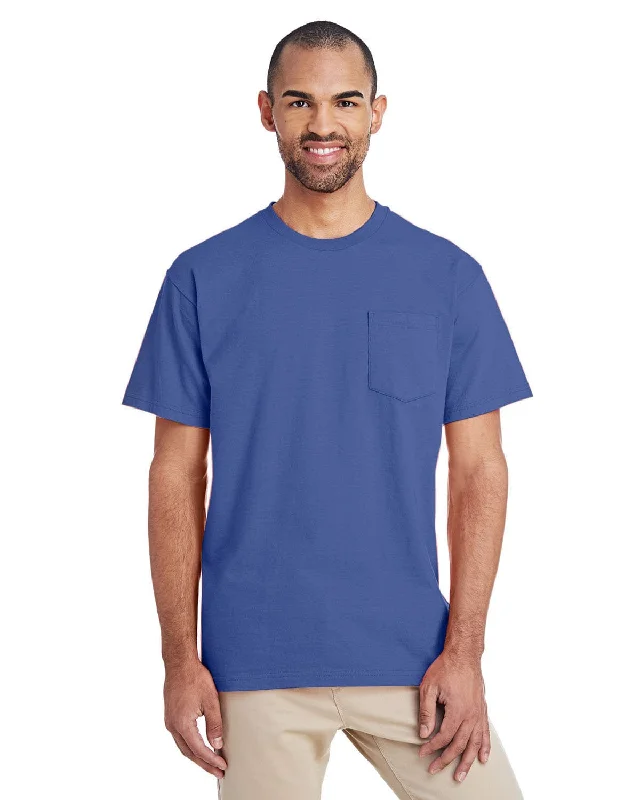 paprika flash t-shirts -Gildan Hammer T-Shirt with Pocket | Flo Blue