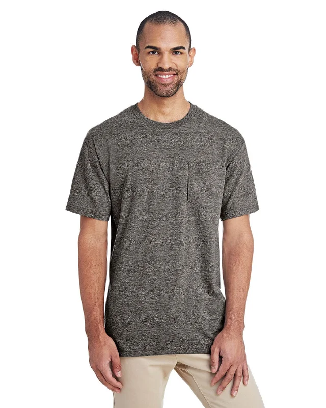 solid glow t-shirts -Gildan Hammer T-Shirt with Pocket | Graphite Heather