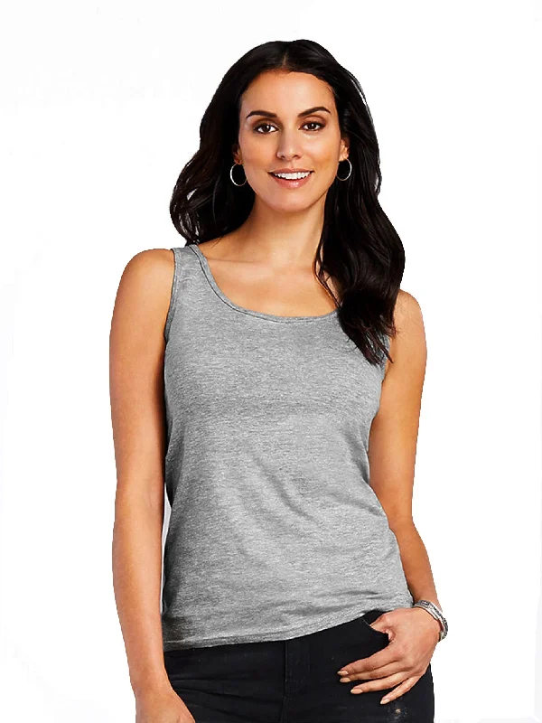 flap gym t-shirts -Gildan Ladies SoftStyle Tank Top