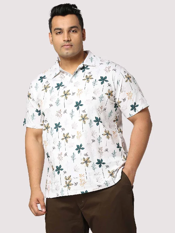 bold glow t-shirts -Guniaa Pal Digital Printed Half-Sleeves Shirt Men's Plus Size