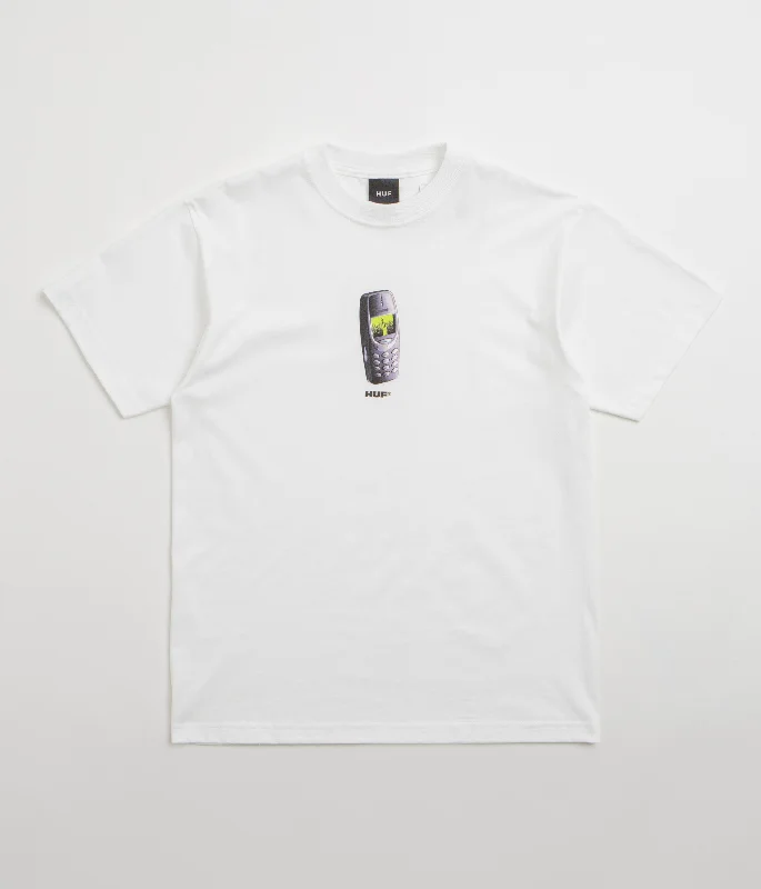 fan gear t-shirts -HUF Missed Call T-Shirt - White