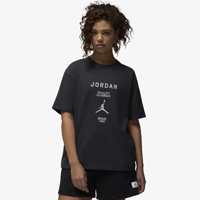 coal glow t-shirts -JORDAN | WMN'S GIRLFRIEND T-SHIRT { OFF NOIR/SAIL