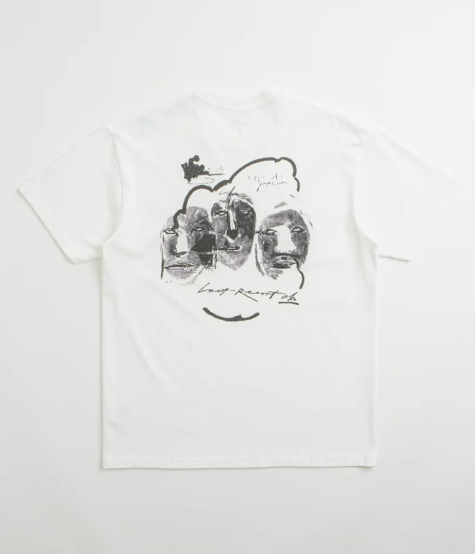 flare fit t-shirts -Last Resort AB x Julian Smith Heads T-Shirt - White / Black