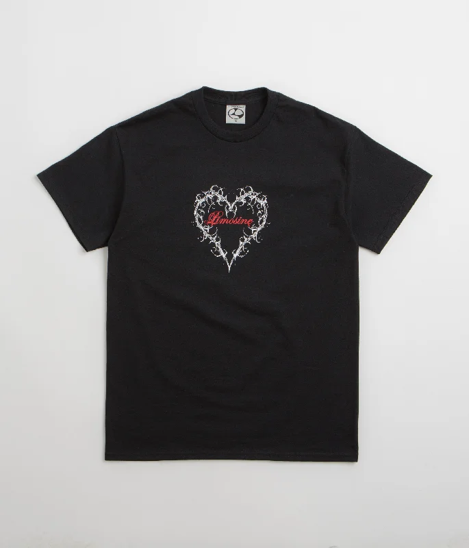 chalk flash t-shirts -Limosine Heart T-Shirt - Black